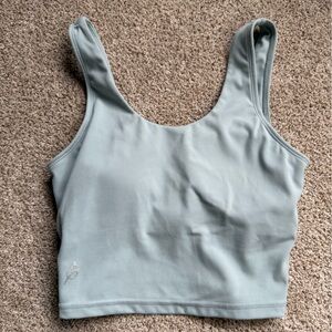 P'tula Light Blue Cropped Tank Top
